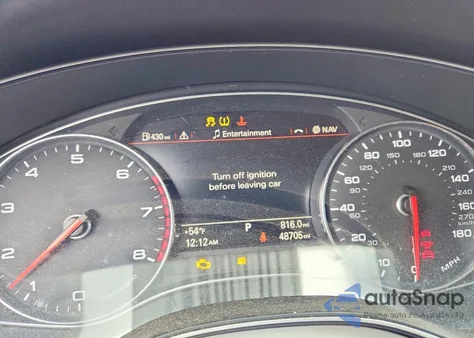 2015 Audi A6 Prestige z USA, uszkodzony, nr VIN WAUHGAFC4FN004311